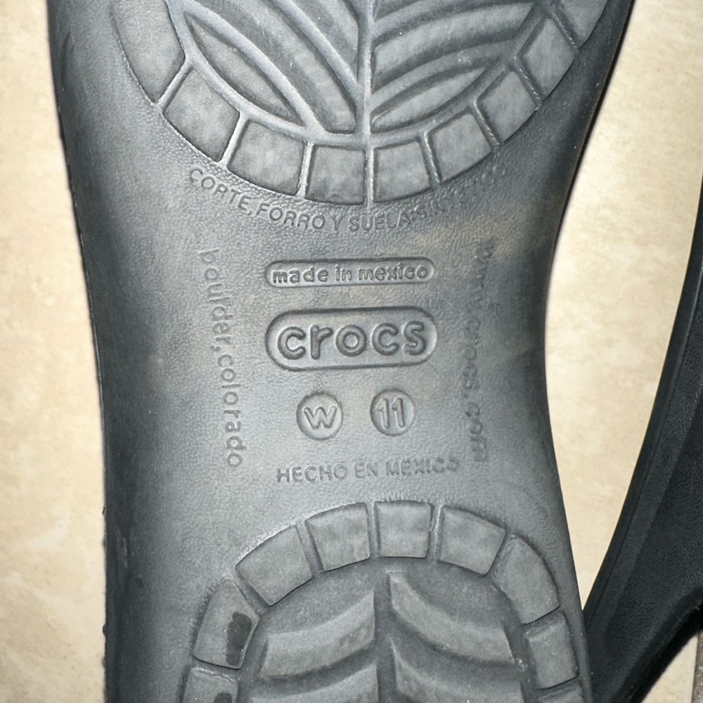 Black crocs for women - Picture 6 of 6